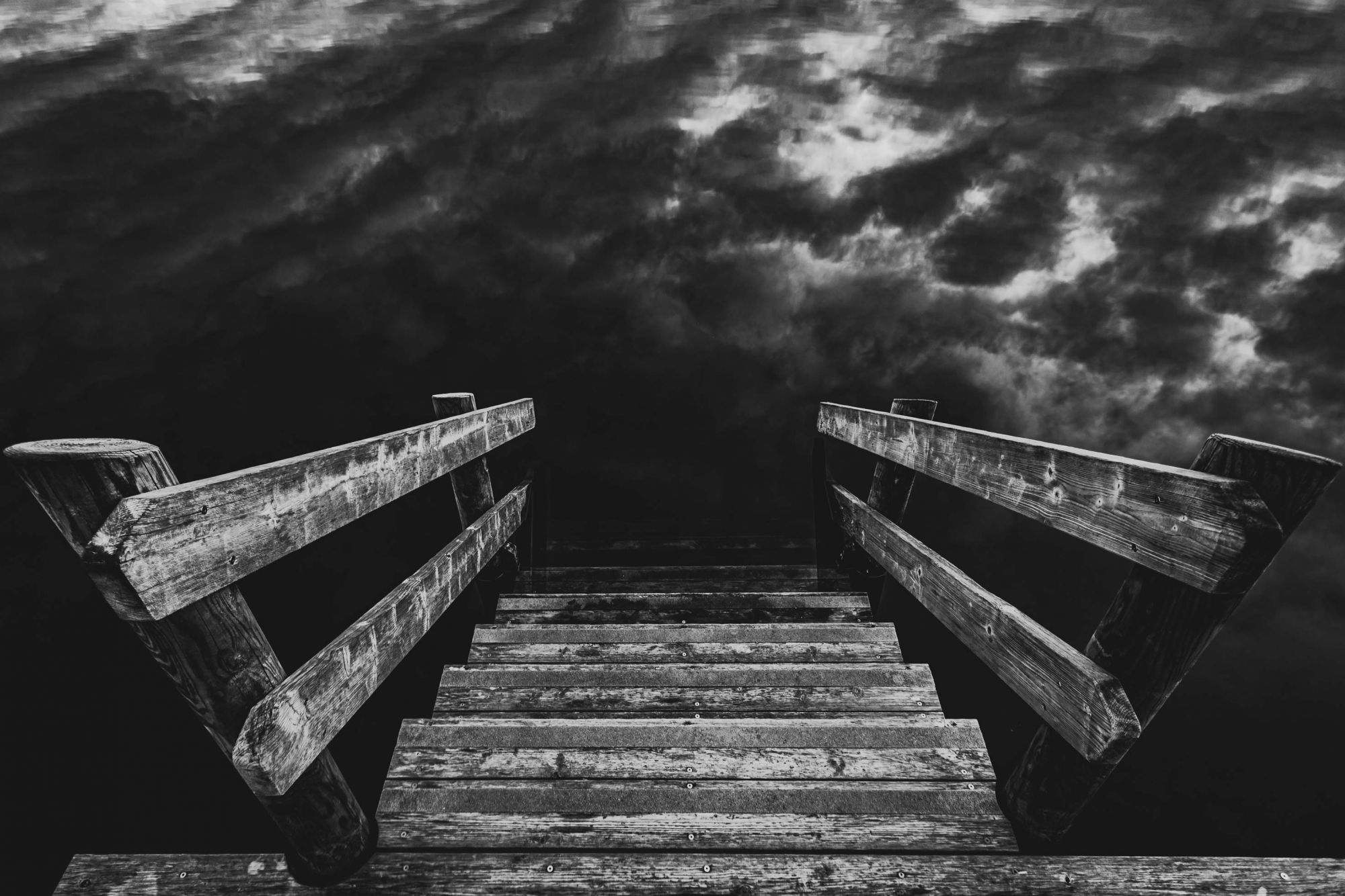 Holztreppe abwärts? - Oktober 2019
